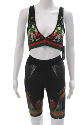 Conjunto Leggings Ultracor Mujer Poliéster Floral Negro Talla M Foto 1 de 4