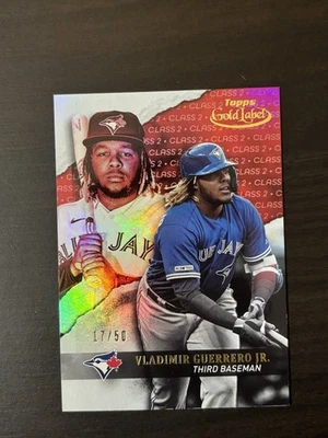 Vladimir Guerrero Jr 2020 Topps Gold Label Class 2 Red /50 #96 SSP Holo Jays - Image 1 of 2