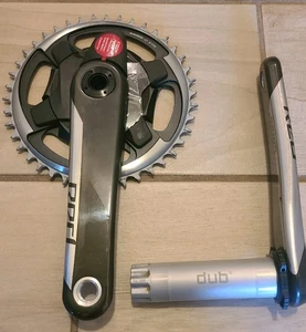 SRAM Red AXS DUB 42T Quarq Power Carbon Crankset 1x  170mm D1 CX Gravel - NEW - Picture 1 of 8
