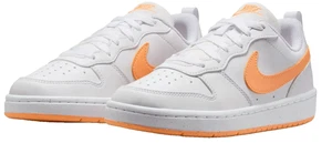 Nike Kinder Grundschule Court Borough Low 2 Schuhe - orange & weiß - Größe 7 neu im Karton - Bild 1 von 6