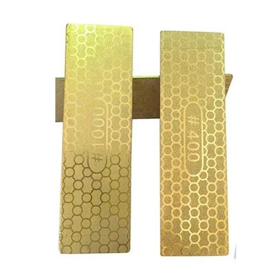 Doppelseitige Körnung 400 1000 Schleifstein-Spitzer Titanüberzogene Schärfgeräte - Bild 1 von 4