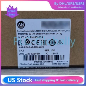AB 2080-LC20-20QWBR Micro820 20 I/O ENet/IP Controller New Sealed In Box & - Picture 1 of 3