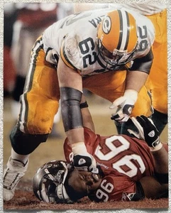 MARCO RIVERA #62, GUARD FOR THE GREEN BAY PACKERS (1997-04) 8” X 10” NOS PHOTO. - Picture 1 of 3