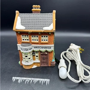Dept 56 Dickens Village Series Geo Weeton Watchmaker #5926-9 Box Light - Bild 1 von 9
