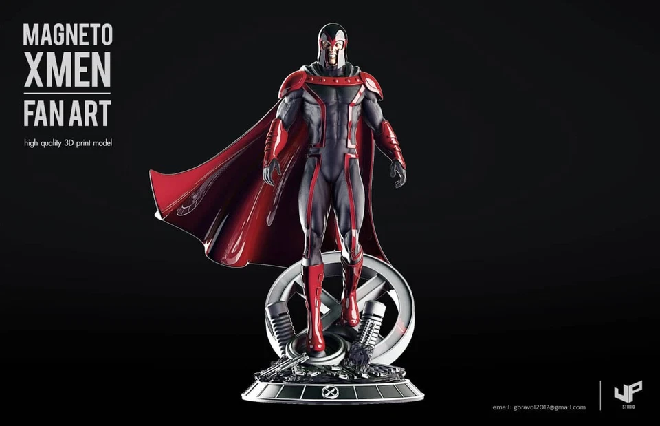 Kit Modelo Estatua Escultura Resina Magneto Marvel X-Men Sin Pintar/Sin Montar Foto 1 de 1