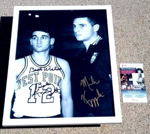 MIKE KRZYZEWSKI & BOB KNIGHT SIGNED + FRAMED 11x14 Photo JSA COA COACH K ARMY - Picture 1 of 4