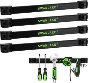 Heavy Duty Magnetic Tool Holder Bar Wall Mount Durable Holds 10Lb 16 Screws 4PCS - Picture 1 of 7