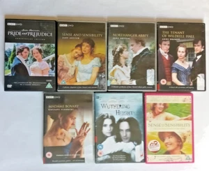 7 x Kostüm Drama DVDs Jane Austen Emily & Anne Bronte Gustave Flaubert - Bild 1 von 14