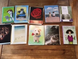 LOT OF 47 LEANIN' TREE LOVE & FRIENDSHIP GREETING CARDS & ENVELOPES OVER $135 - Picture 1 of 11