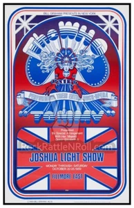 THE WHO PETE TOWNSHEND ROCK CONCERT POSTER 11x17 TOMMY 1969 OPERA ROGER DALTREY - Picture 1 of 1