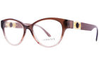 Versace VE3313 5332 Eyeglasses Women's Brown Transparent Gradient Beige 54-mm