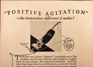 1927 New Hoover Vacum Cleaner It Beats as it Sweeps Original Vintage Print Ad - Picture 1 of 3