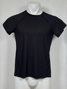 Athleta Black Crew Neck Performance Ultimate T-Shirt Men's SMALL - Picture 1 of 10