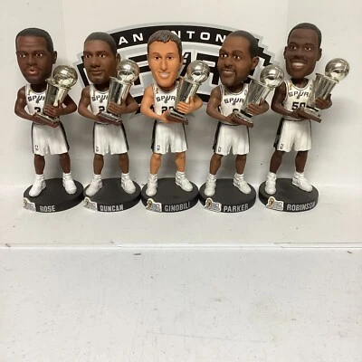 Болванчик чемпионов San Antonio Spurs 2003 Rose Ginobili Parker Robinson Duncan - Изображение 1 из 4