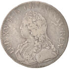 46143 Coin France Louis Xv Ecu Aux Branches Dolivier Ecu 1737 Aix Vf