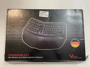 Perixx Periboard-613 Mini Wireless Dual Mode Ergonomic split Keyboard - Picture 1 of 10