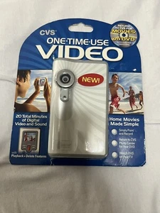 Disposable Video Camcorder Camera One Time Use CVS Home Movies New Sealed - Picture 1 of 4