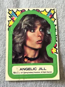 1977 Topps Charlie's Angels Aufkleber Angelic Jill #19 Farrah Fawcett Majors B480 - Bild 1 von 2