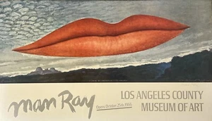 Vintage Surrealist Original 1966 Man Ray LACMA Exhibition Print, Signed/Framed - Picture 1 of 10