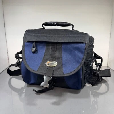 Lowepro Camera Bag Blue Black EX 160 Shoulder Sling Belt Loop Buckle 11x9x6 - Image 1 of 4