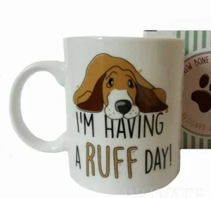 "I'm Having A Ruff Day" Bone China Box Tee Kaffee Hund Tasse Tier Geschenk - Bild 1 von 1