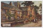 The Plague House Eyam Derbyshire Vintage Postcard L1