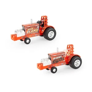 ERTL 1/64 Allis Chalmers Old Flame & Milwaukee Mudder Pulling Tractors 37958A - Picture 1 of 2