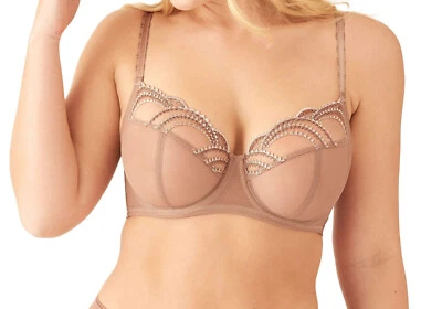 SUJETADOR FIGURA COMPLETA WACOAL BORDE EVOCADOR BORDADO COLOR GEOMÉTRICO ROEBUCK 34C Foto 1 de 4