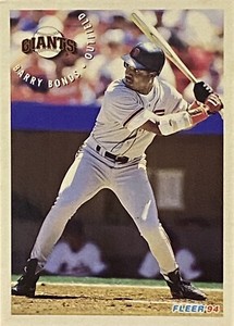 1994 Fleer Sunoco Atlantic Barry Bonds #5 San Francisco Giants Baseball Card