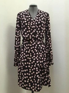DVF Diane Von Furstenberg Millicent Lily Crepe Wrap Dress - Picture 1 of 8