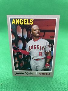 2019 Topps Heritage #421 Justin Upton (SP/Short Print) Angels