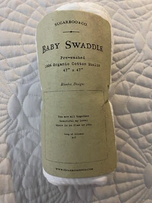 SUGARBOO & CO. 100% Algodón Orgánico Manta para Bebé “Eres hermosa….” Foto 1 de 2