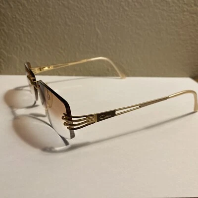 Cazal 1990s Vintage Sunglasses Gold Gradient Womens MOD 177Germany Col 450 55 15 - Image 1 of 4