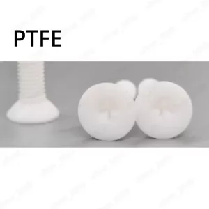 PTFE Plastic Phillips Countersunk Flat Head Screws M3/M4/M5/M6/M8/M10/M12 - Picture 1 of 5