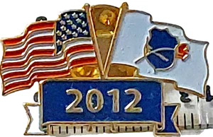 Prendedor de solapa National Law Enforcement Officers Memorial 2012 - Imagen 1 de 2