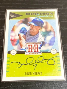 JA2203 2013 Panini Hometown Heroes David Murphy Hometown Signatures Auto - Picture 1 of 2