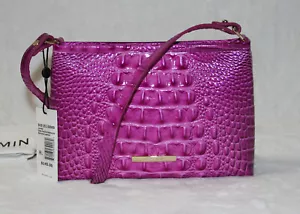 Bolso de Mano Brahmin Lorelei Bolso de Hombro Cartera de Cuero Rosa Fucsia Profundo Melbourne - Imagen 1 de 4