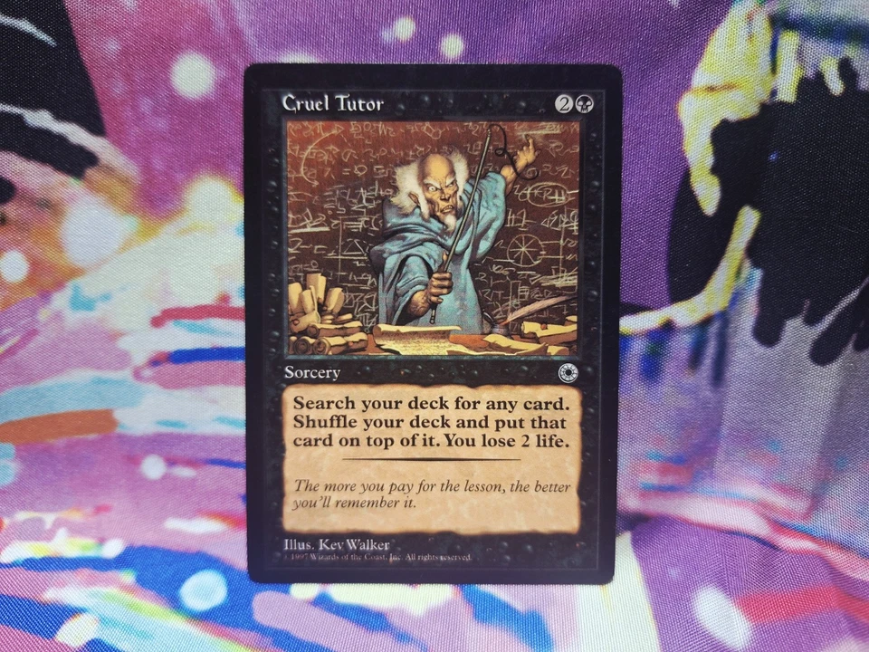 Cruel Tutor - MTG - Portal 1997 - Excellent Condition - Magic The Gathering  - Image 1 of 4