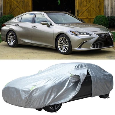 Capa de carro impermeável protetor contra chuva poeira com zíper para Lexus ES300h ES330 ES350 - Imagem 1 de 4