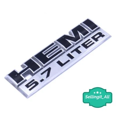 06-09 Dodge Durango Chrysler Aspen 5,7 litros HEMI puerta levadiza emblema placa de identificación OEM Foto 1 de 2