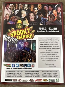 SPOOKY EMPIRE 2017 ORLANDO FLORIDA HORROR CONVENTION PROGRAM GUIDE IN MINT COND - Picture 1 of 6