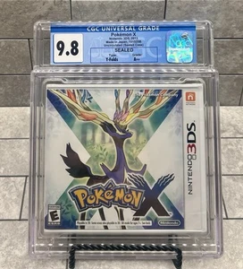 Pokémon X CGC U9.8 A++ Nintendo 3DS Sigillato Classificato [101525B] - Foto 1 di 2
