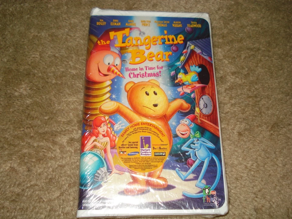 New The Tangerine Bear Home in Time for Christmas VHS Animated Video Tape 2000 - Image 1 of 2