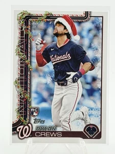 2025 Topps Holiday - Dylan Crews (RC) SANTA HAT Image Variation #H46 - Bild 1 von 2