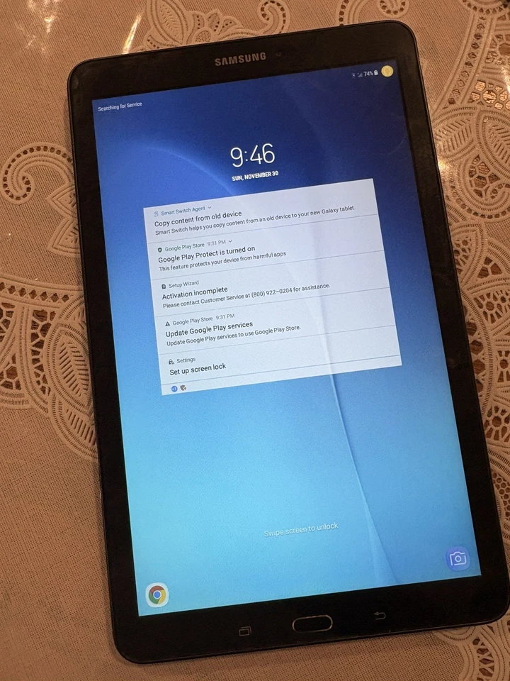 Samsung Galaxy Tab E Foto 1 de 4