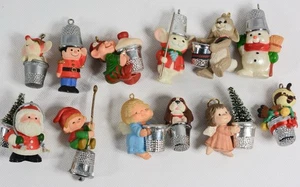 Vintage Hallmark Fingerhut Ornamente Serie 1978-1989 Komplettsatz 12 Weihnachten - Bild 1 von 23
