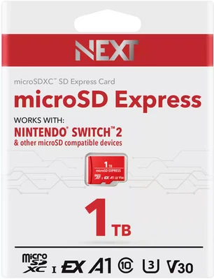 SIGUIENTE - Tarjeta de memoria Express 1TB microSD PCIe 3.1 NVMe UHS-I funciona con Nintendo... Foto 1 de 4