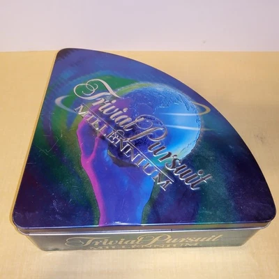 Trivial Pursuit Millennium Edition – Complete in Pie-Shaped Tin – Nearly new - Image 1 of 4