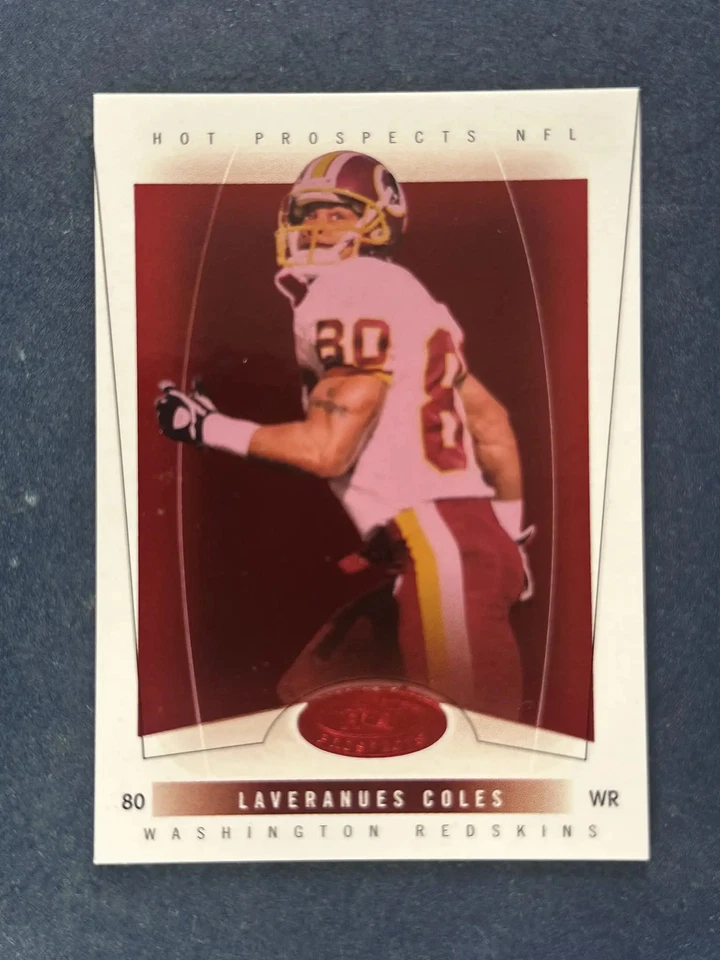 2004 Fleer Hot Prospects Red Hot #70 Laveranues Cole Redskins /50 - Image 1 of 2