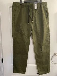 Tommy Hilfiger TH Flex Men’s Pull On Pants. Size Large. Olive Green NWT Elastic. - Picture 1 of 16